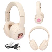 TOPModel Kopfhörer Bluetooth Creme kabellos USB-C