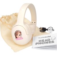 TOPModel Kopfhörer Bluetooth Creme kabellos USB-C