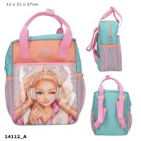 TOPModel Rucksack MUSIC Glitzer Mädchen Schulrucksack