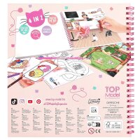 TOPModel Kitty Malbuch Kreativbuch mit Stickern Katzen