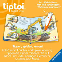 tiptoi® Bagger Baustelle Fahrzeuge Ravensburger Wieso Weshalb Warum junior
