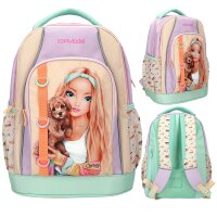 TOPModel Schulrucksack SUNNY DOG Mädchen Rucksack Schulranzen Hund