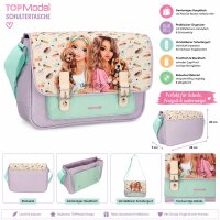 TOPModel Umhängetasche SUNNY DOG Mädchen Tasche Hund Schultertasche