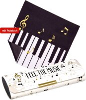 Brillenetui mit Putztuch Noten All About Music Spiegelburg 23332