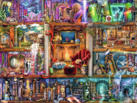 Ravensburger Puzzle Die große Bibliothek 1500 Teile Erwachsenenpuzzle Fantasy