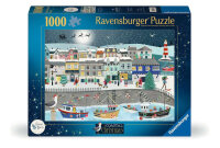 Ravensburger Puzzle Weihnachten am Hafen 1000 Teile...