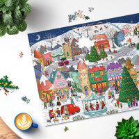 Ravensburger Puzzle Zauberhafte Weihnachtsstadt 1000 Teile Weihnachtspuzzle