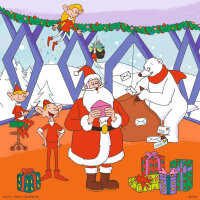 Ravensburger Kinderpuzzle Weihnachtsmann & Co. KG 3x49 Teile ab 5 Jahren