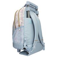 TOPModel Schulrucksack Trolley FESTIVAL FUN Hellblau 28L Reiserucksack