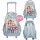 TOPModel Schulrucksack Trolley FESTIVAL FUN Hellblau 28L Reiserucksack