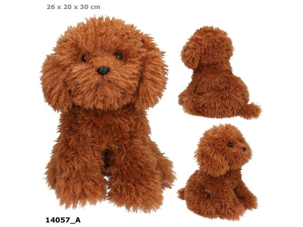 TOPModel Plüschhund braun 30 cm FUR EVER FRIENDS – Kuschelhund