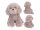 TOPModel Plüschhund Max grau 30 cm FUR EVER FRIENDS – Kuschelhund