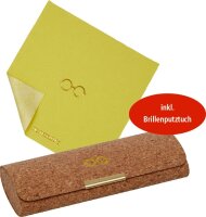Brillenetui Die Spiegelburg Kork mit Putztuch 16 cm
