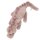 Dino World Plüschdino hellbraun 50 cm – liegender Kuscheldino mit Glitzeraugen