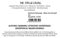 Die Spiegelburg Rucksack Fahrzeuge – Wenn ich mal groß bin ab 12 Monaten