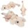 SNUKIS Plüschdrache apricot 50 cm – Kuscheldrache mit Glitzer-Details
