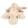 SNUKIS Plüschdrache apricot 50 cm – Kuscheldrache mit Glitzer-Details