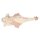 SNUKIS Plüschdrache apricot 50 cm – Kuscheldrache mit Glitzer-Details