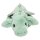 SNUKIS Plüschdrache grün 65 cm – großer Kuscheldrache mit Glitzer-Details