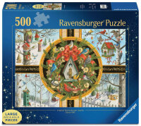 Ravensburger Puzzle Singvögel im Winter – 500...