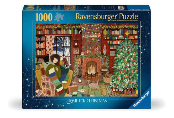 Ravensburger Weihnachtspuzzle 1000 Teile – Besinnliche Weihnachten zu Hause