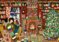 Ravensburger Weihnachtspuzzle 1000 Teile – Besinnliche Weihnachten zu Hause