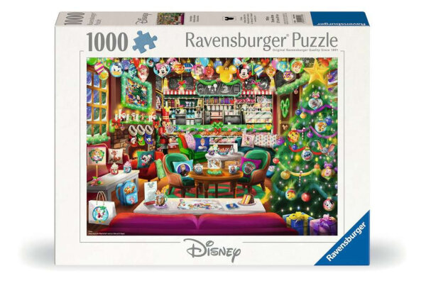 Ravensburger Disney Puzzle 1000 Teile – Disney Christmas Cafe