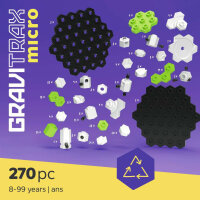 Ravensburger GraviTrax micro Gravi Green 270 Teile – Kugelbahn ab 8 Jahren