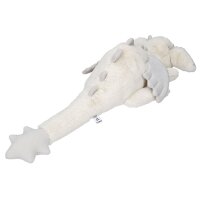 SNUKIS Plüschdrache weiß 65 cm mit Glitzer-Details
