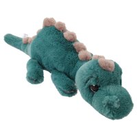 Dino World Plüschdino liegend grün 50 cm mit Glitzeraugen