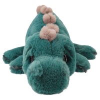 Dino World Plüschdino liegend grün 50 cm mit Glitzeraugen