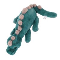 Dino World Plüschdino liegend grün 50 cm mit Glitzeraugen