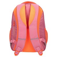 TOPModel Schulrucksack PIN IT pink-orange mit 3 Pins