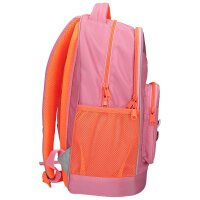 TOPModel Schulrucksack PIN IT pink-orange mit 3 Pins