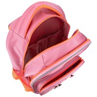 TOPModel Schulrucksack PIN IT pink-orange mit 3 Pins