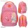 TOPModel Schulrucksack PIN IT pink-orange mit 3 Pins