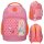 TOPModel Schulrucksack PIN IT pink-orange mit 3 Pins