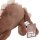 Dino World Plüschdino liegend braun 50 cm mit Glitzeraugen
