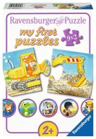 Kinderpuzzle - Tierische Baustelle - 9x2 Teile My first...