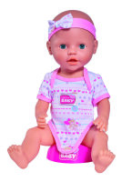 New Born Baby Babypuppe mit Trink- und Nässfunktion 43 cm