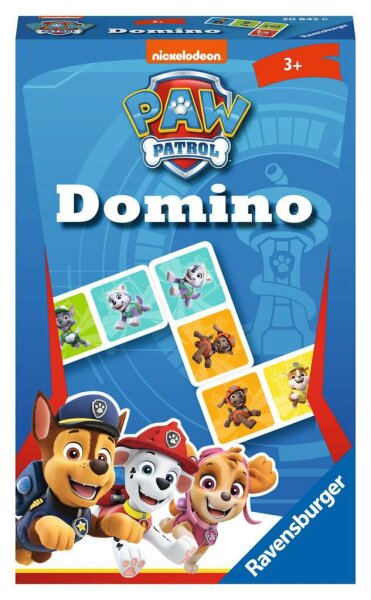 Paw Patrol Domino - Reisespiel ab 3 Jahren