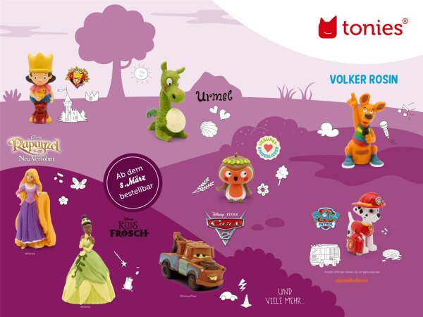 tonies Figuren Neuheiten März 2022