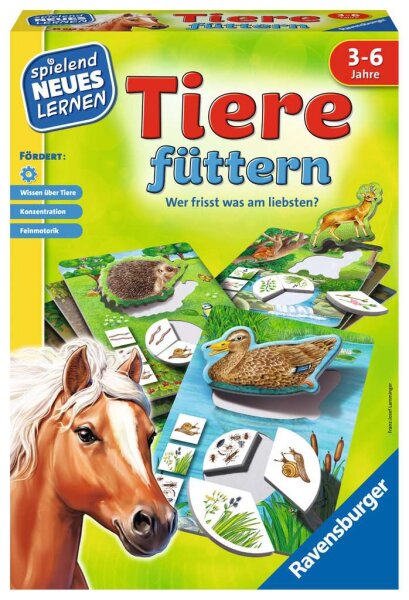 Lernspiel Tiere füttern Ravensburger 25034