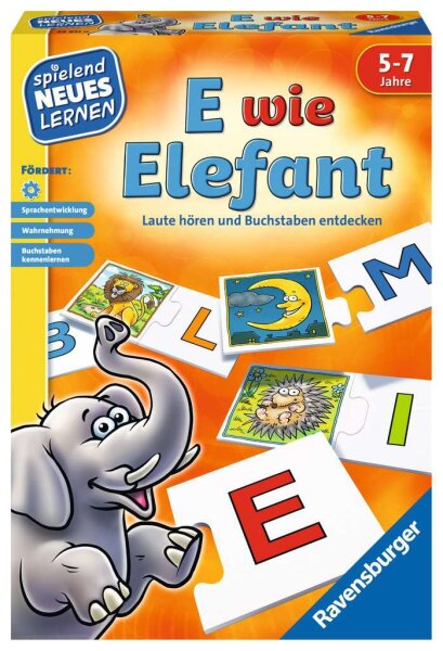 Lernspiel E wie Elefant Ravensburger 24951