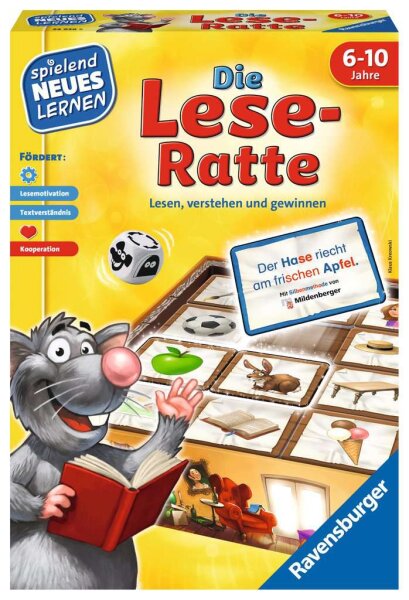 Lernspiel Die Lese-Ratte Ravensburger 24956