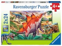 Puzzle 05179 Wilde Urzeittiere 2x24 Teile