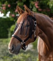 FLIEGENFRANSEN SALON, schwarz, Pony