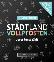 STADT LAND VOLLPFOSTEN: Das Kartenspiel – Junior...