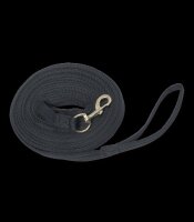 Waldhausen Griffy Longierleine 8m schwarz weich griffig...
