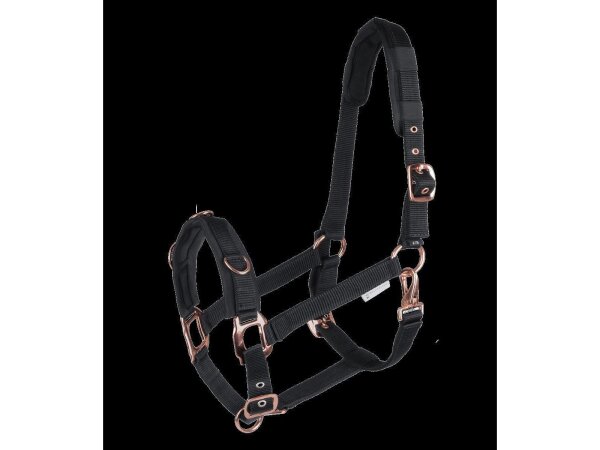 Waldhausen Longierhalfter Rosé Schwarz WB Longieren